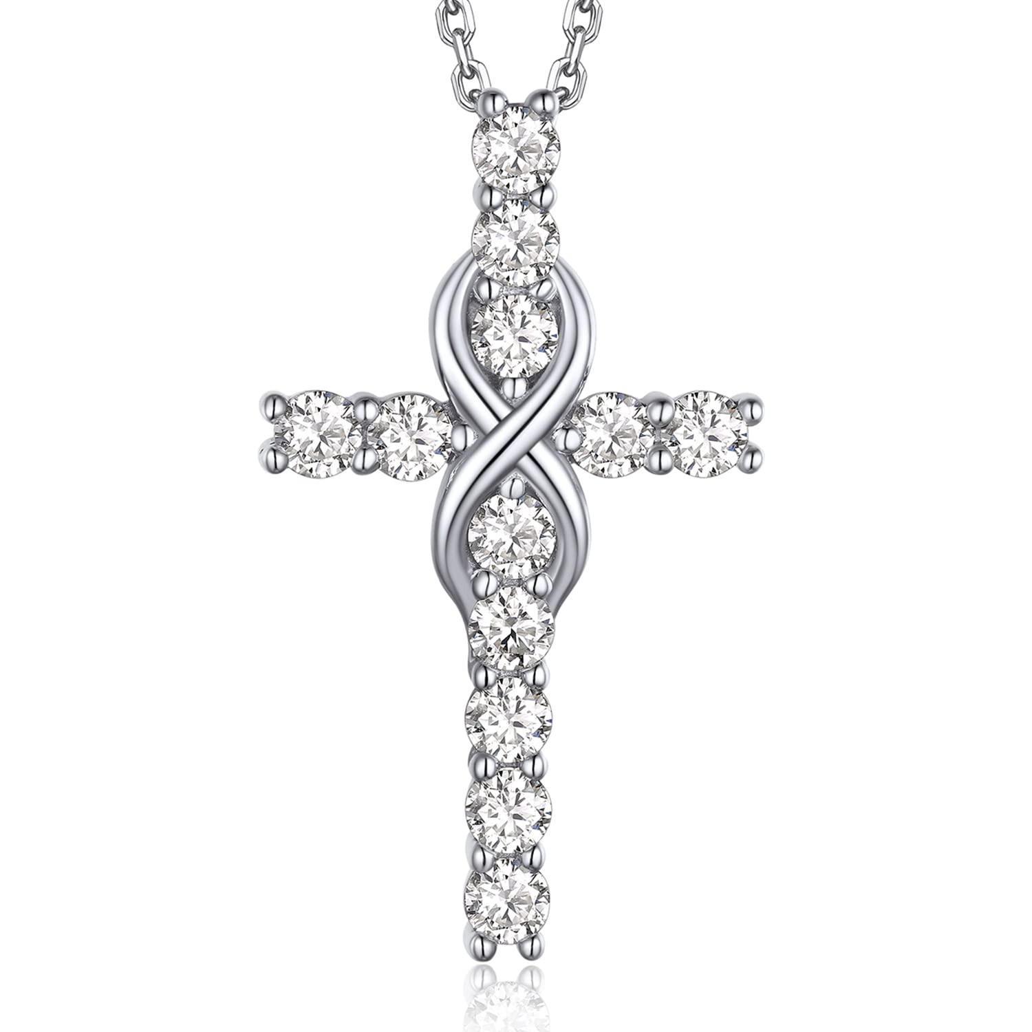 MomentWish Moissanite Collana per Le Donne, Laboratorio Creato Diamante Pendente per Gli Uomini Come Anniversario Compleanno Regali Di Natale per Le Ragazze Madre