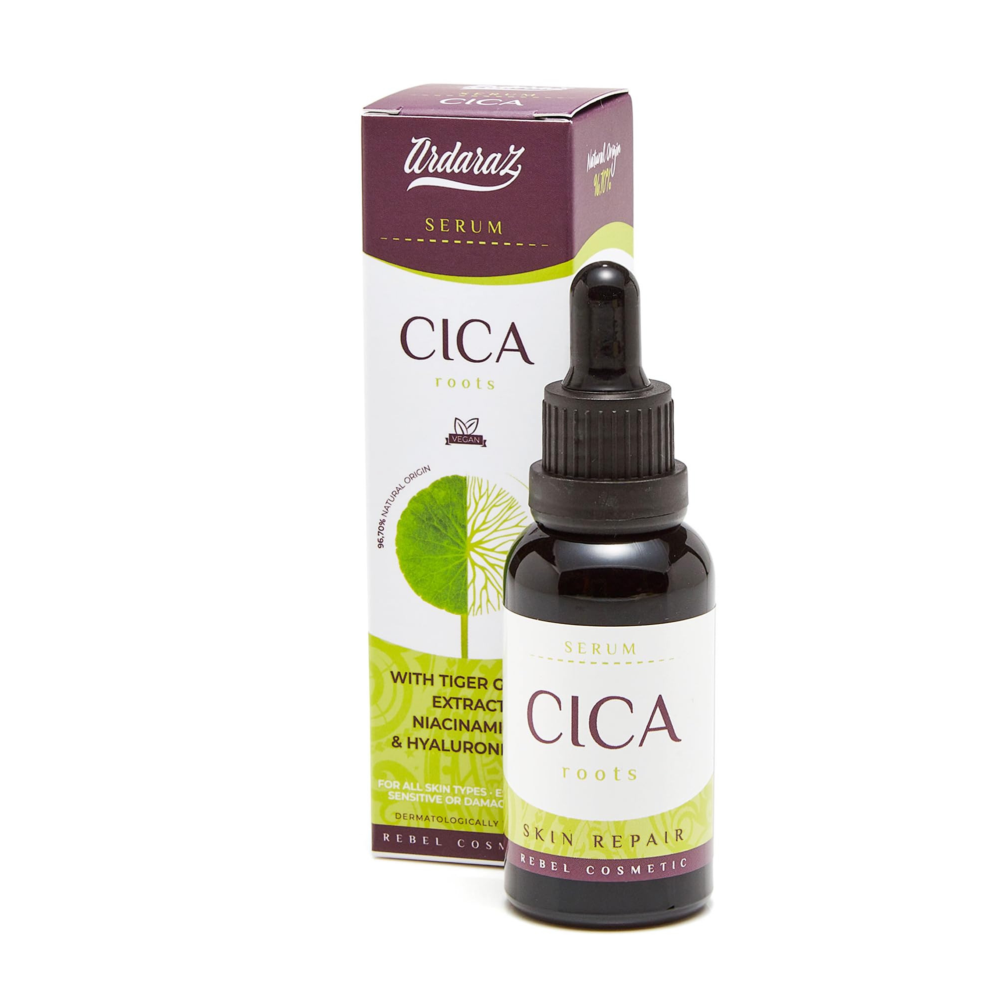Ardaraz Cica Repair Serum – Regenerierend, Mit Centella Asiatica, Gegen Falten & Rötungen, 30 Ml