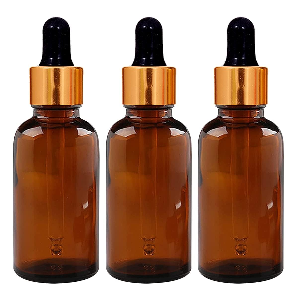 B.H.Industry (SET OF 12 PCS 50ml Colour Round Empty Glass Bottle + Glass Dropper | Ring | Teat, Refillable, Reusable-image-11