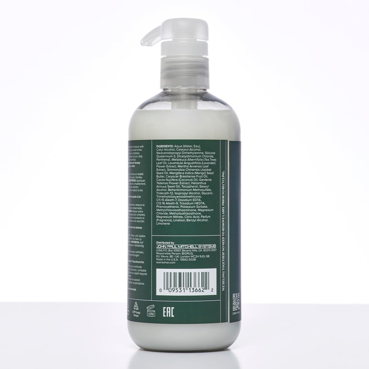 Tea Tree Lavender Mint Moisturizing Cowash, Cleansing Conditioner, For Coarse, Curly + Dry Hair