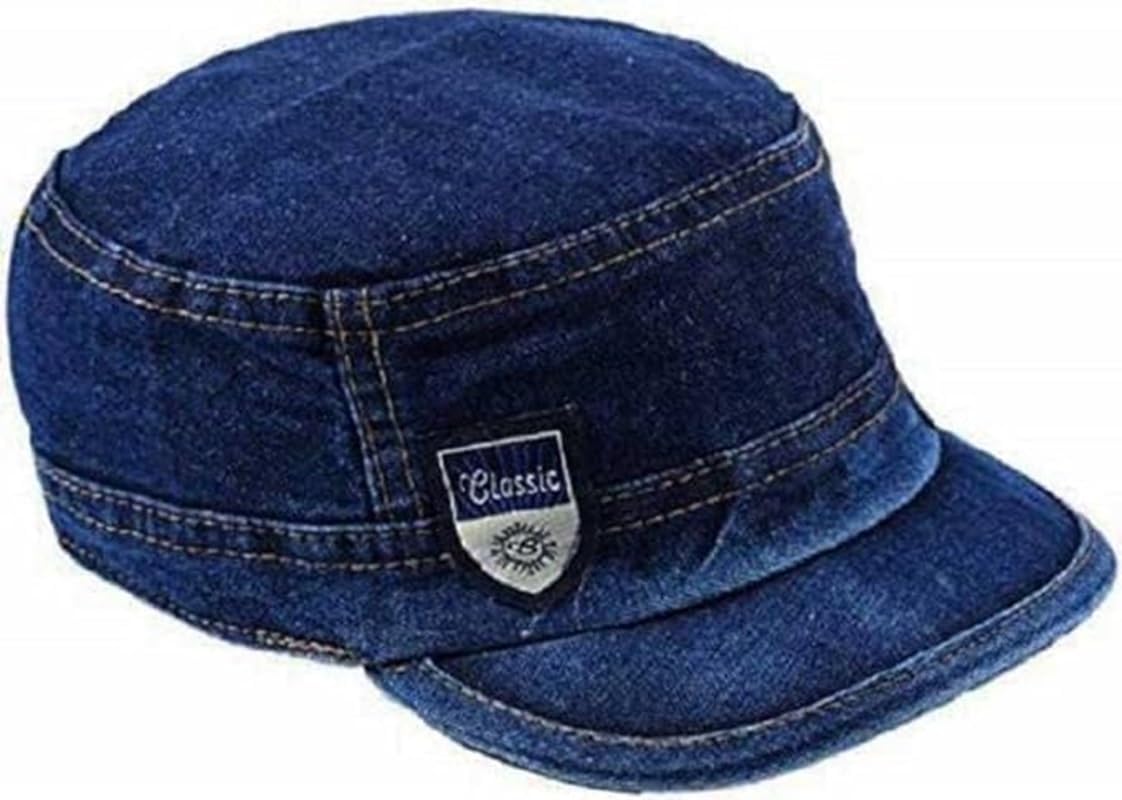 Unisex Baseball Blue Denim Stylish and Trendy Commando Blue Cap