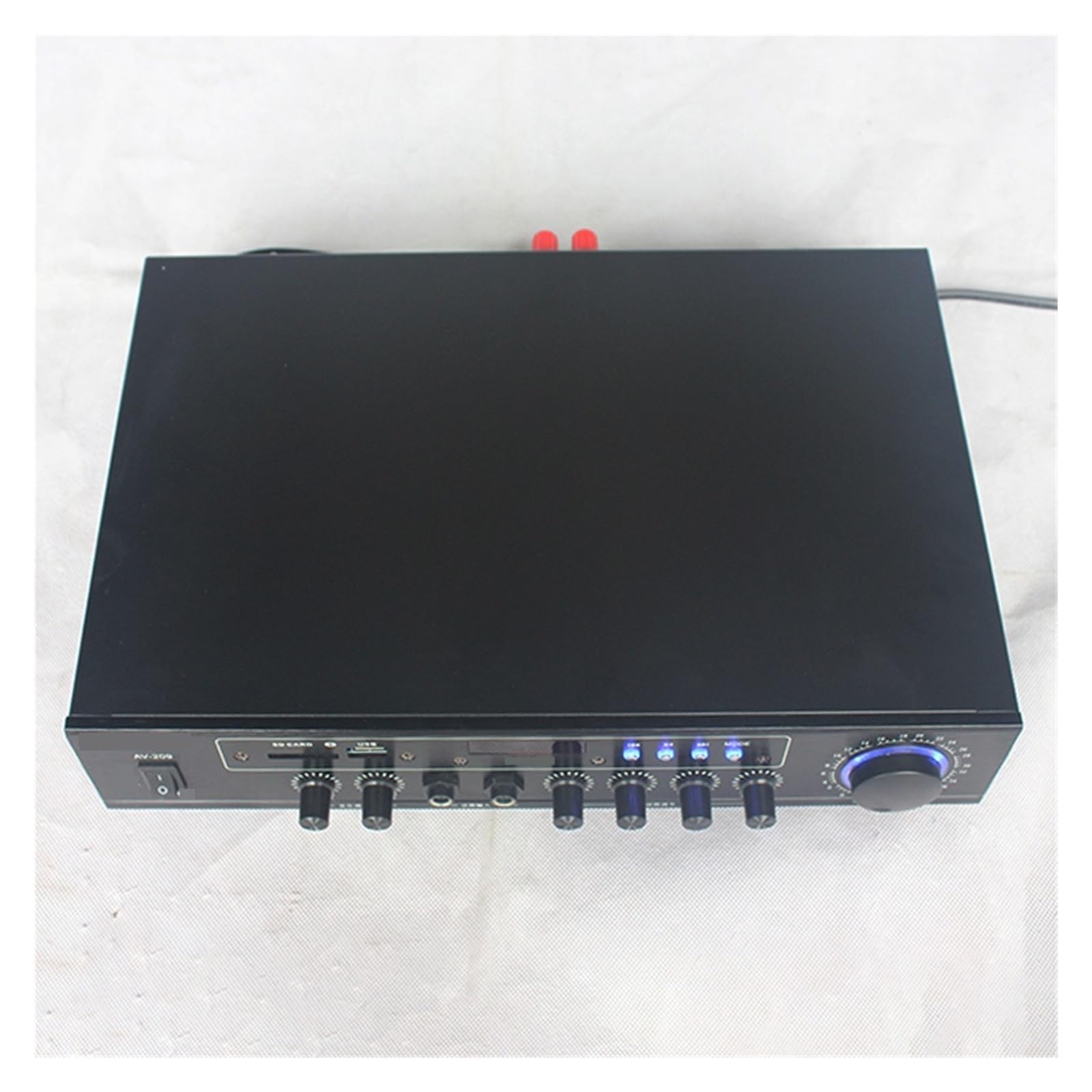 Wzmacniacz audio, Wzmacniacz Bluetooth 100 W*2 Wysokiej mocy wzmacniacz stereo HIFI 8 Ohm Dwukanałowy do domu, karaoke