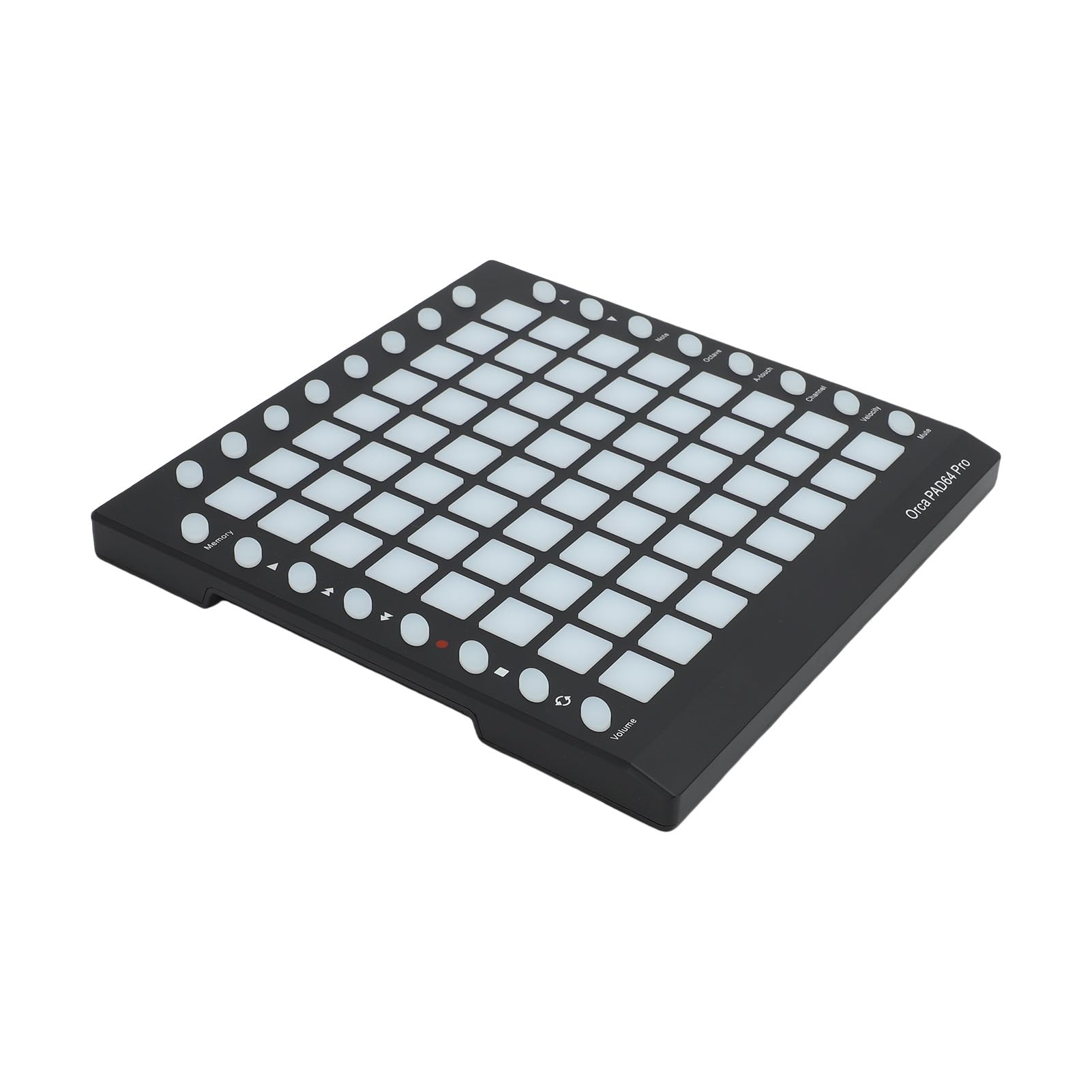 Controller MIDI Strike Pad Retroilluminato RGB, 8 Manopole di Controllo per la Produzione Musicale Mac OSX 10