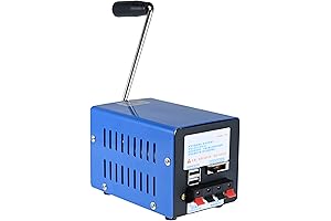 20W Portable Off Grid Generator for Camping, Hand Crank