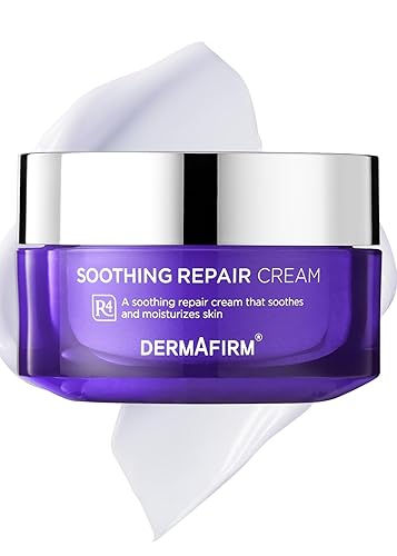 DERMAFIRM Crema facial hidratante calmante R4  Loción facial hidratante diaria con eucalipto, péptido y colágeno  Suave para todo tipo de piel, sin