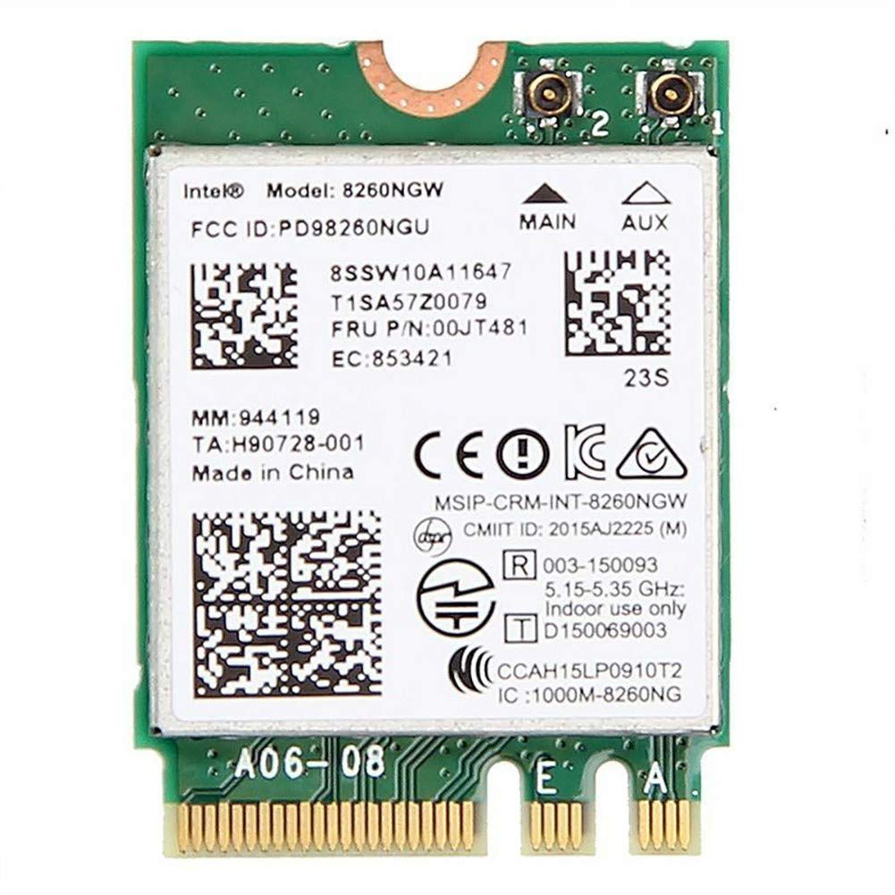 scheda di rete wireless 8260NGW per scheda di rete Intel Dual Band 867Mbps Bluetooth 4.2 adattatore wireless