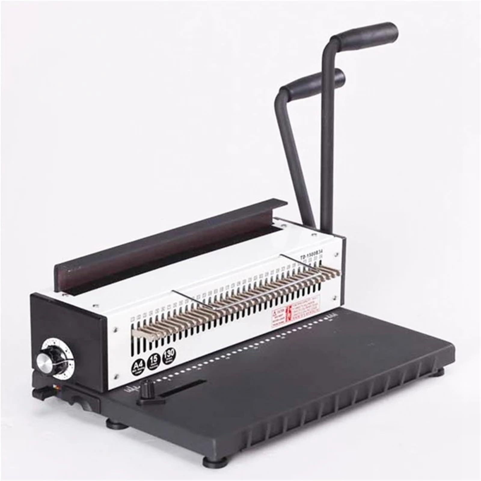 Doppelring-Bindemaschine mit Eisenring, A4-Bindemaschine Vollmessern, Tischkalender-Locher-Bindemaschine,Mühelose Bedienung