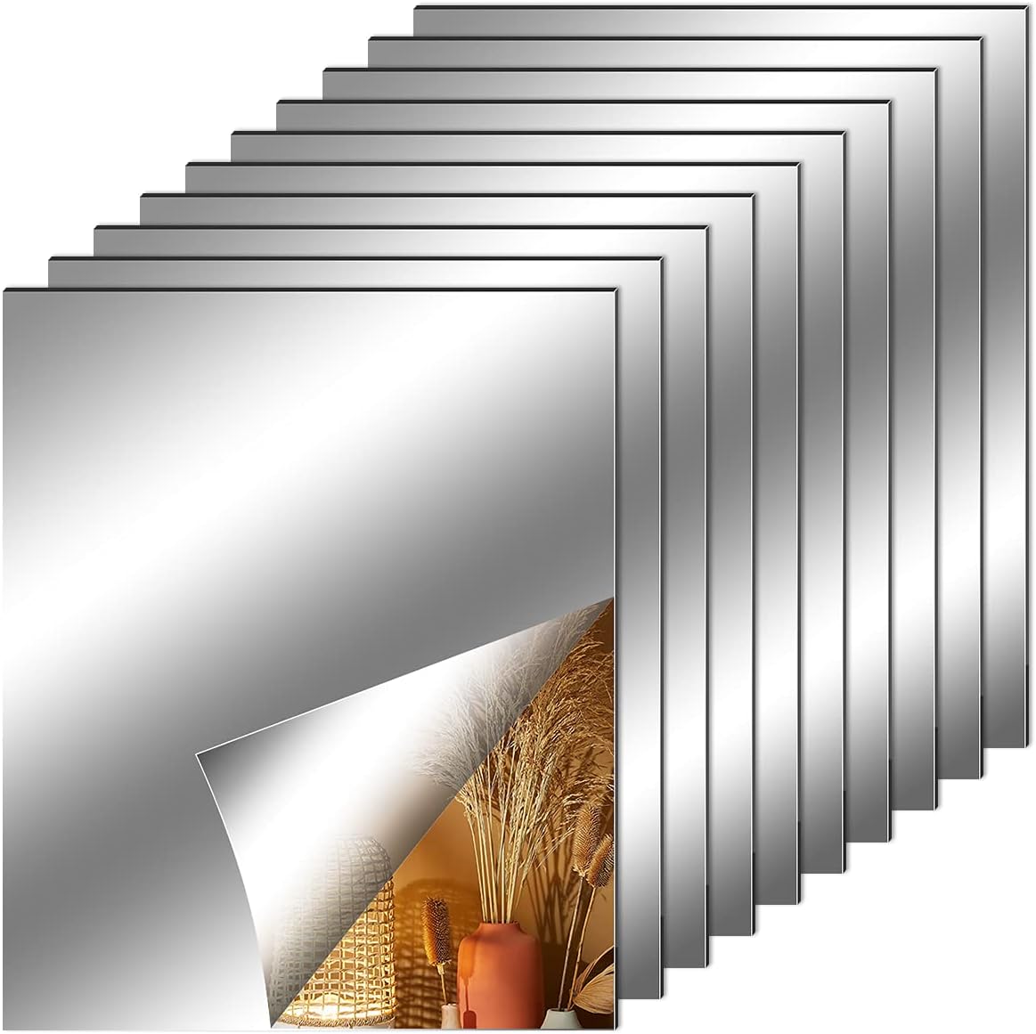 Adesivi Murali Specchio Acrilico Fai Da Te Specchi... – Grandado - Foto 6