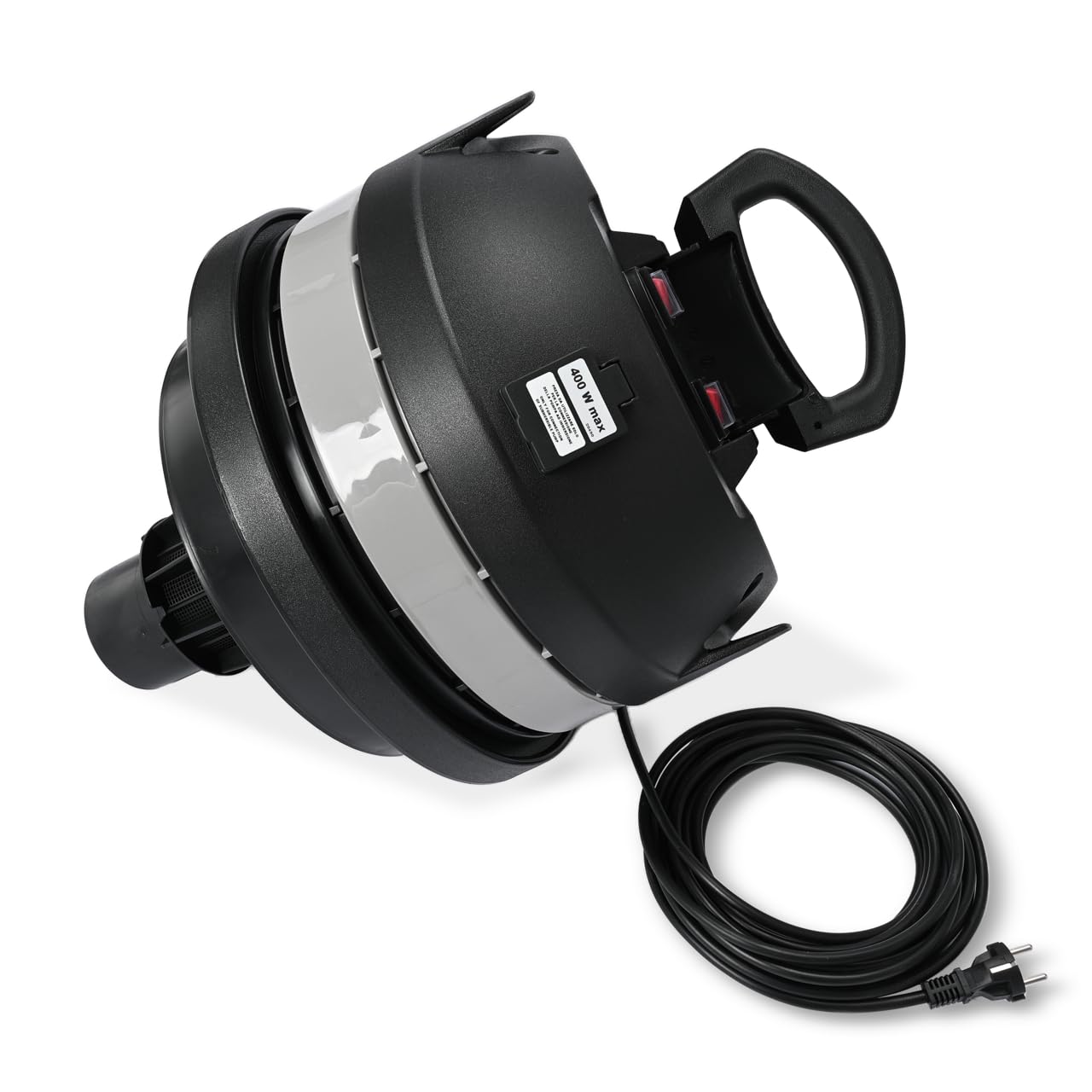 Steinbock Pumpsauger | 2.400 Watt | 90 l Kunststoffbehälter | Nasssauger mit integrierter Tauchpumpe für effizientes Abpumpen | Wasserdurchfluss-Ventil | Durchgehende Flüssigkeitsaufnahme und -abfuhr