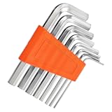 Hex Key Set - 8PCS L-Shaped Metric Allen Key Hex Wrench Set 1&period;5-6mm&comma; Metric Allen Wrench Sets&comma; L-Shaped Spanner with Keys Ring