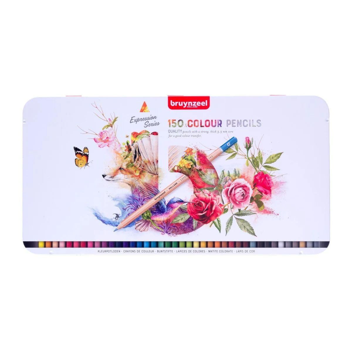 ROYAL TALENS Bruynzeel Expression Buntstifte Metalletui | 150 Farben