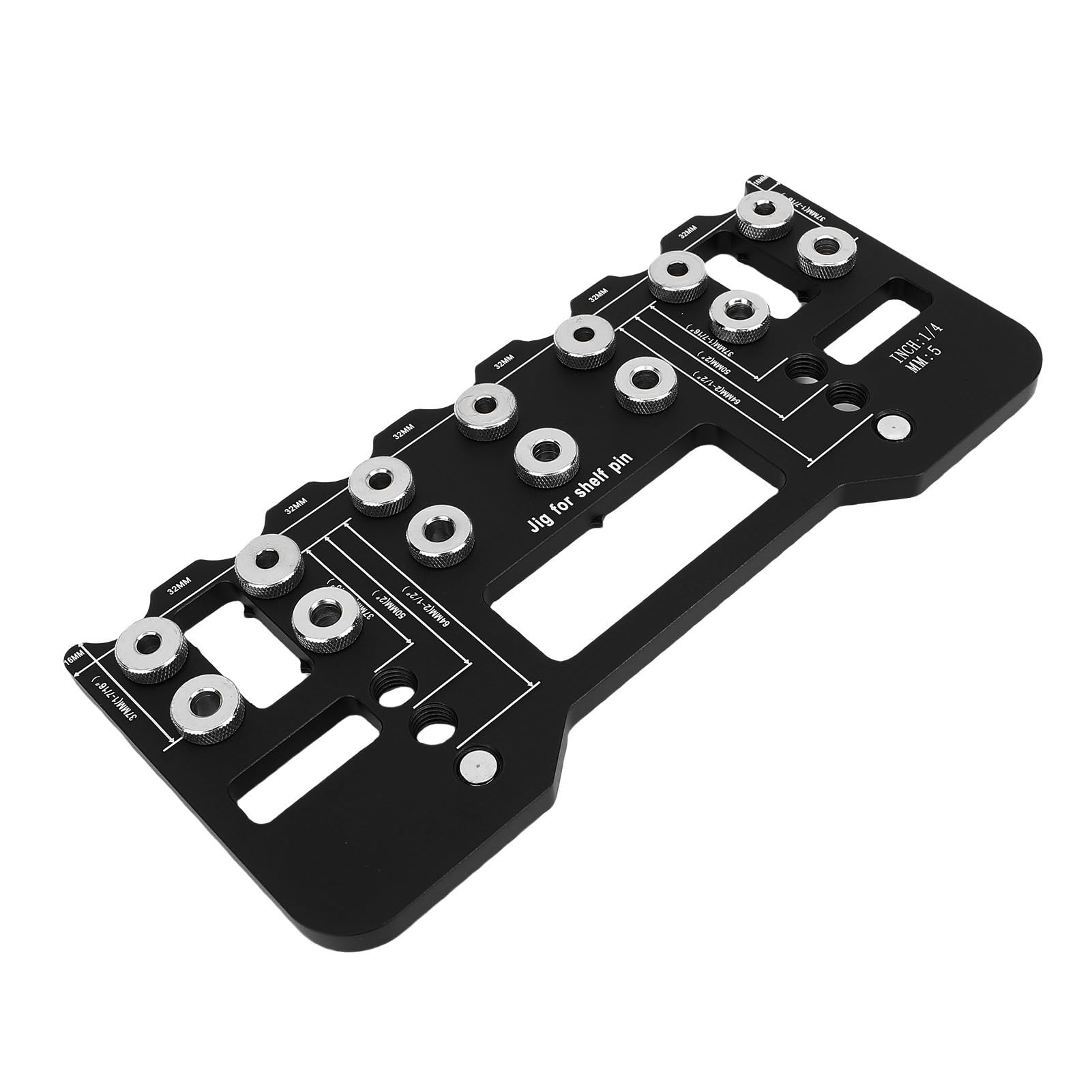 Karlak Shelf Pin Drilling Jig Dauerhafter Aluminium-Schrankwerkzeug für
