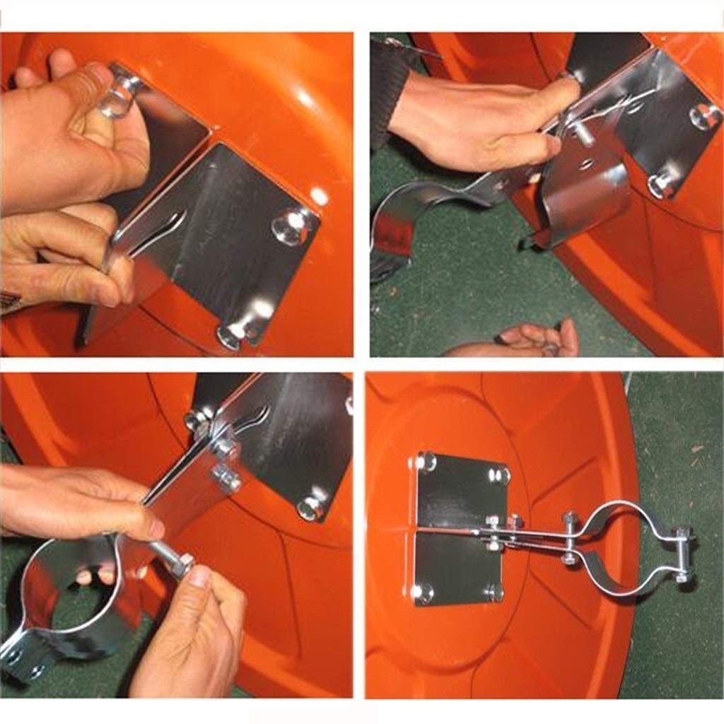 Espejo Convexo Converx, plástico Rojo, Amplio ángulo de Espejo de Seguridad Convexo, circulación de Espejo Exterior para la Comunidad Escolar, tamaño 45-120 CM (tamaño: 100 CM)