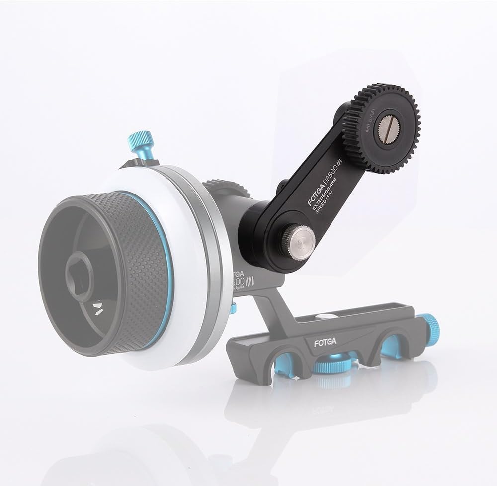 Fotga Rocker Extension Arm for DP500 III Follow Focus Sony A7 A7R A7Rs II III A9 Panasonic GH3 GH4 GH5 GH5s Canon EOS 6D 7D 5D Mark II III DSLR Cameras C100 C300 C500 RED BlackMagic FS7 Camcorder
