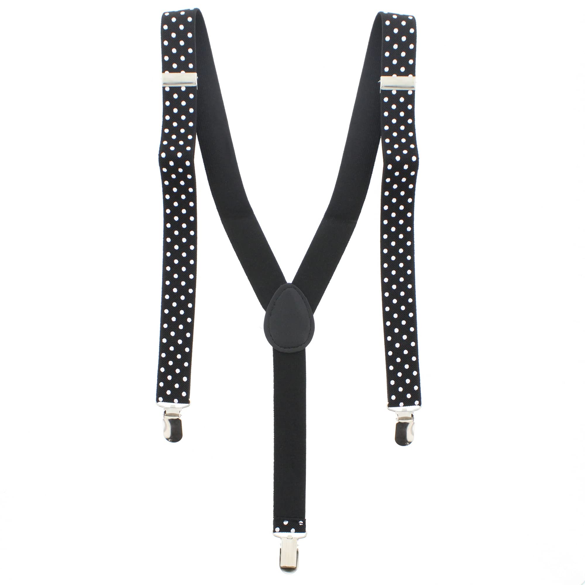 Zac's Alter Ego Men/Ladies Adjustable 25mm Width Polka Dot Braces/Suspenders