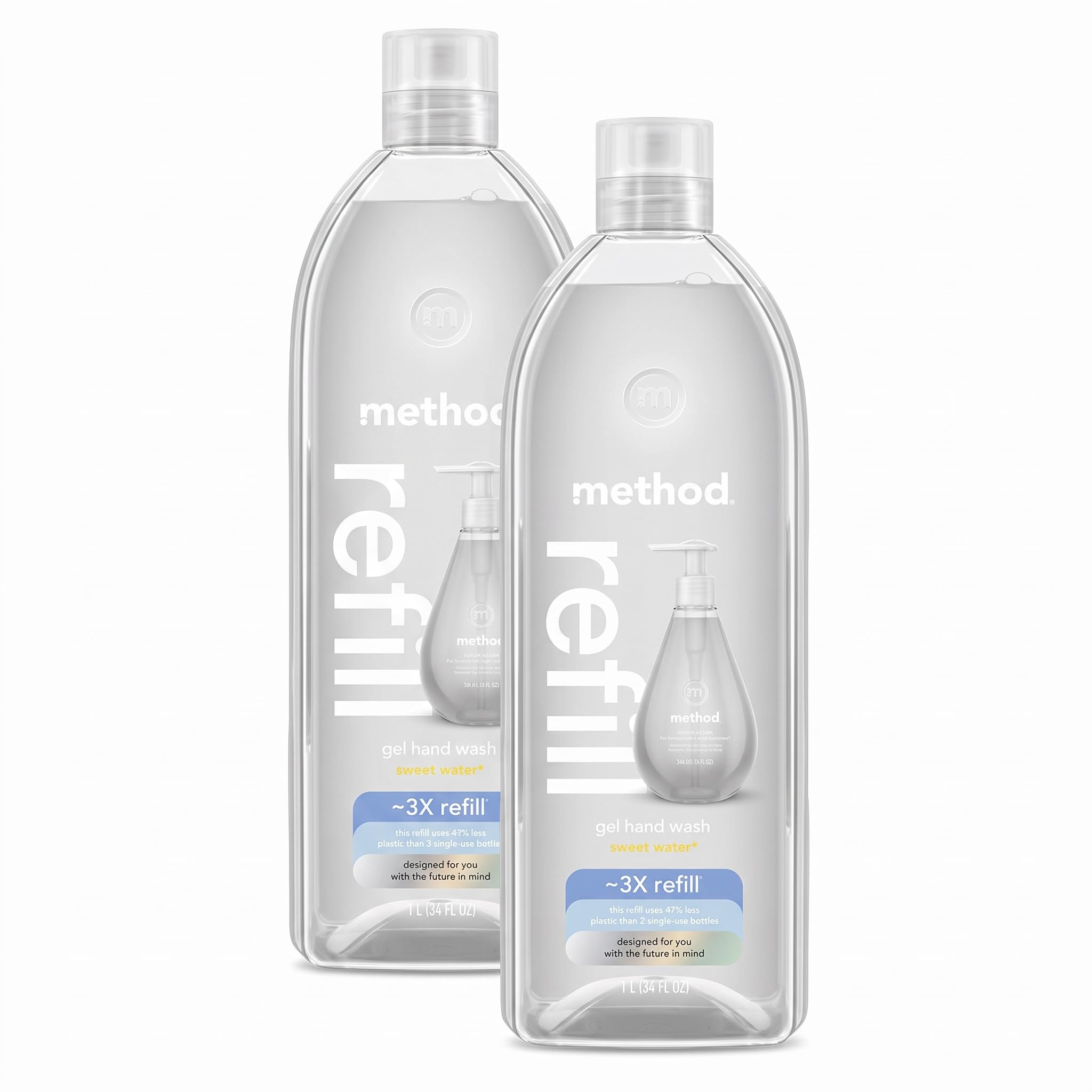 Method Sweet Water Hand Wash Refill - Eco-Friendly Soap -9 Method Sweet Water Hand Wash Refill - Eco-Friendly Soap -9