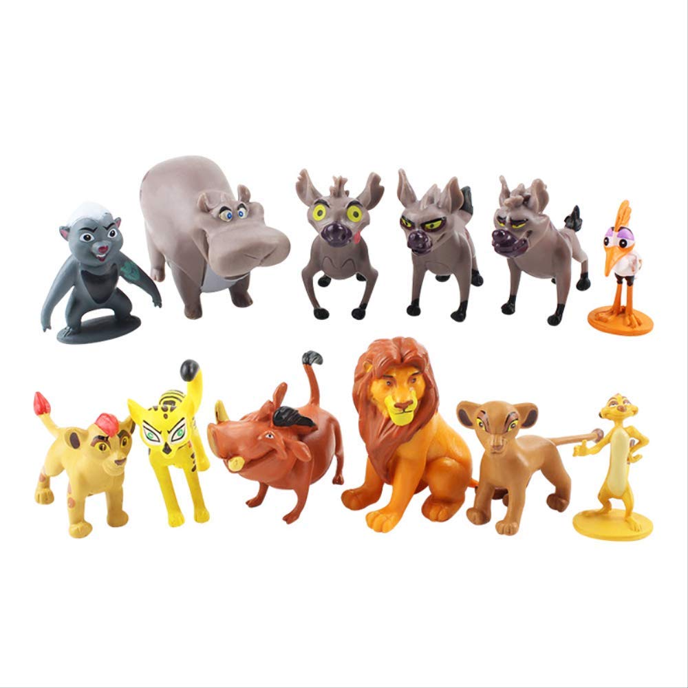 wasd 12pcs Cartoon The Lion Guard Pvc Action Figures Bunga Beshte Fuli Ono The Lion Nala Timon Doll Kids Toys