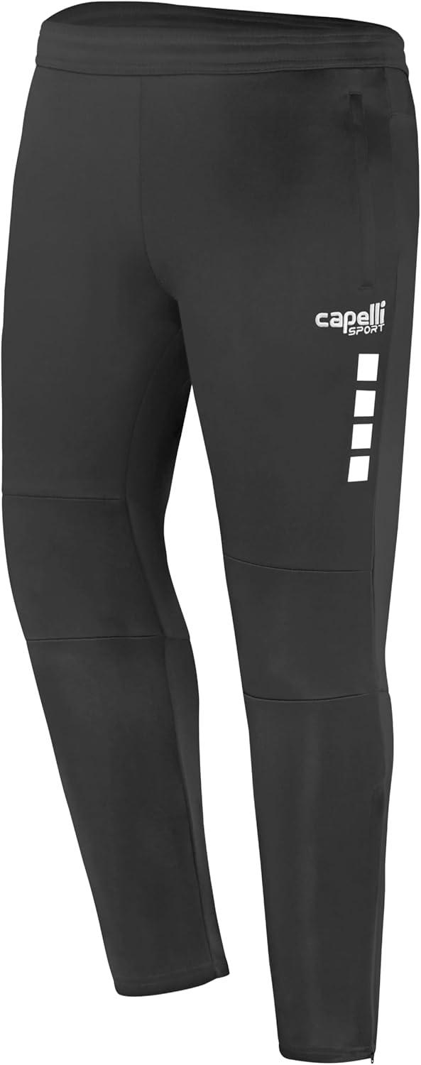 Capelli Sport Men's Men's Sweatpants, Uptown Gym Training Jogger Pants with Zipper Pockets