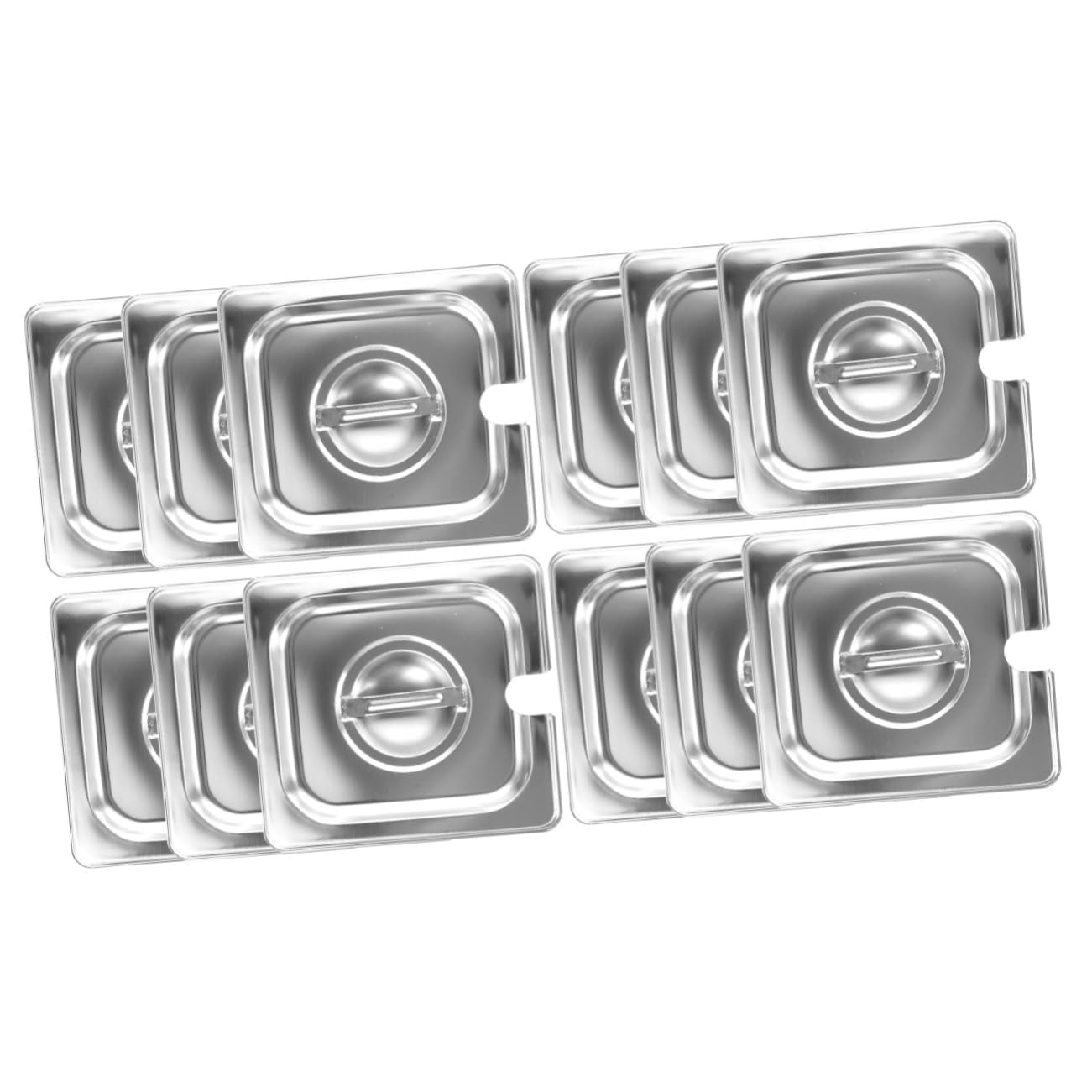 12pcs Stainless Steel Pot Lid Handles Covers for and Pans for Restaurants and Home Cooking