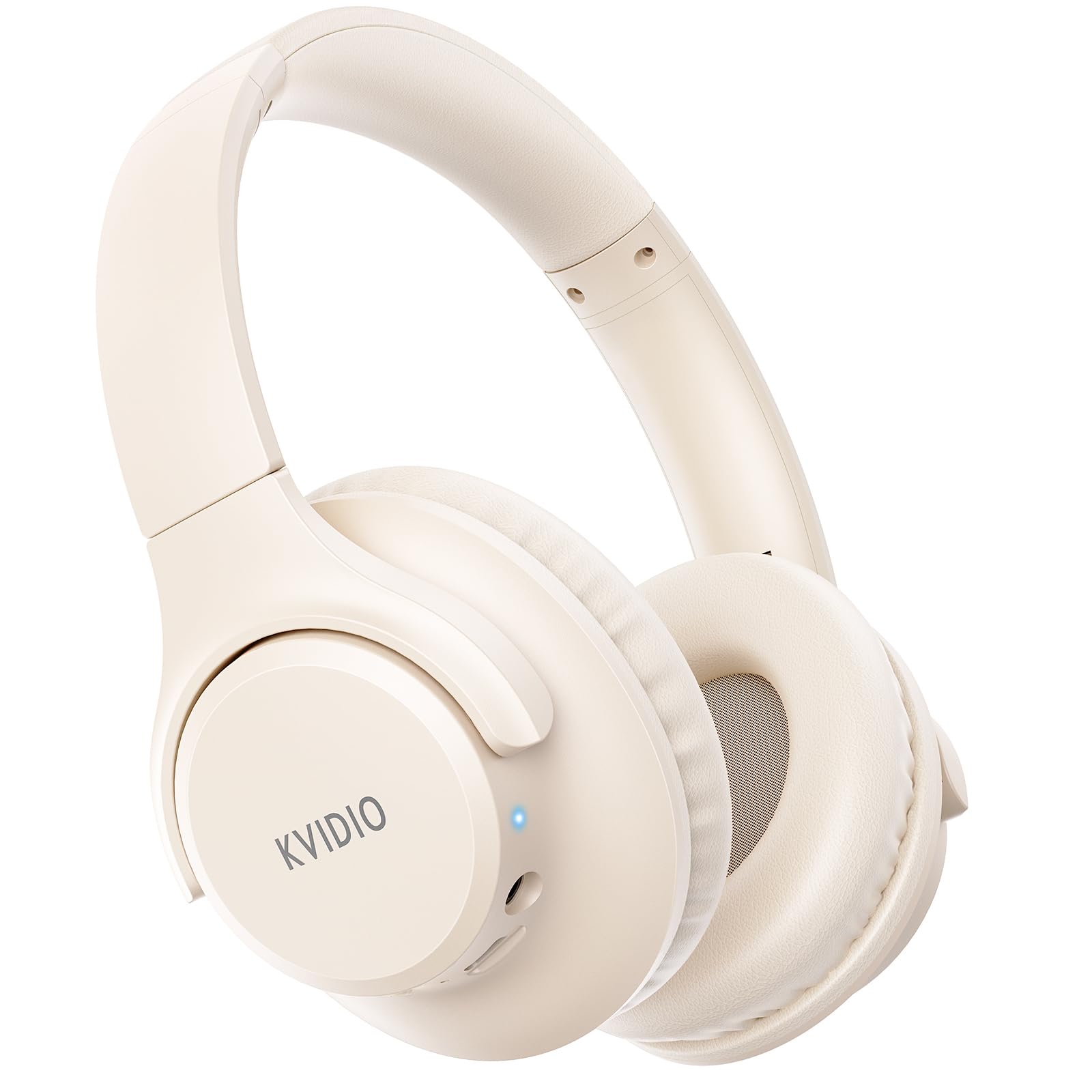 Photo 1 of KVIDIO Bluetooth Headphones Over Ear, 65 Hours Wireless Headphones with Mic, Low Latency Foldable Lightweight Headset with Deep Bass, HiFi Stereo Sound Headphones for School Work Cellphone Sports