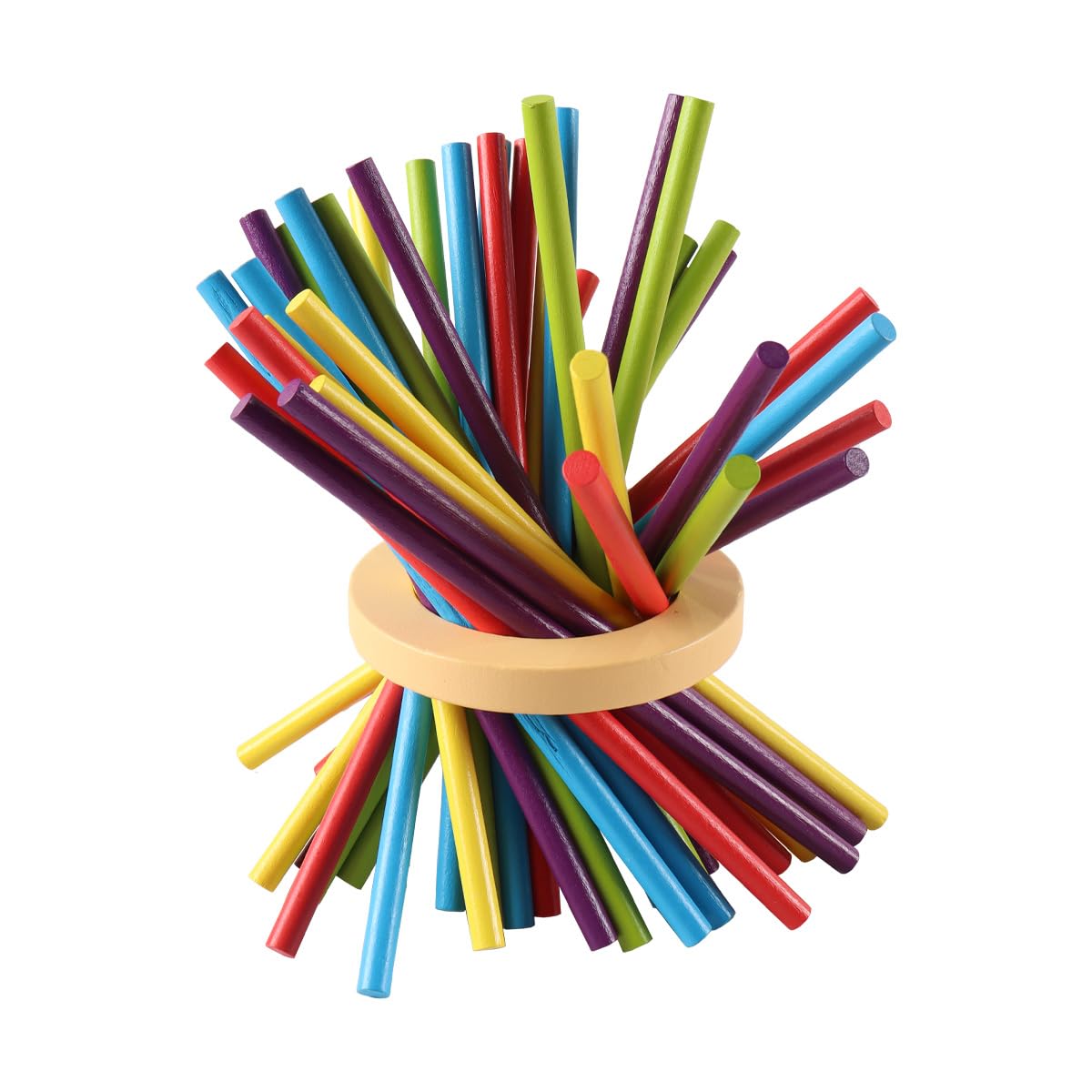 Enwye 1 Set Of 3-in-1 Wooden Stick Game Set, Wooden Toys for over 3 Years Old Are Both Entertaining and Educational - Image 3