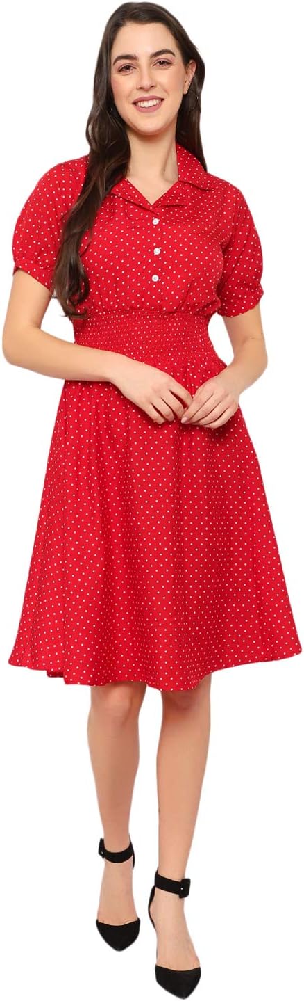 IndietogaSmocked Knee-length Dresses