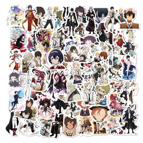 100Pcs Cartoon Bungo Stray Dogs Stickers