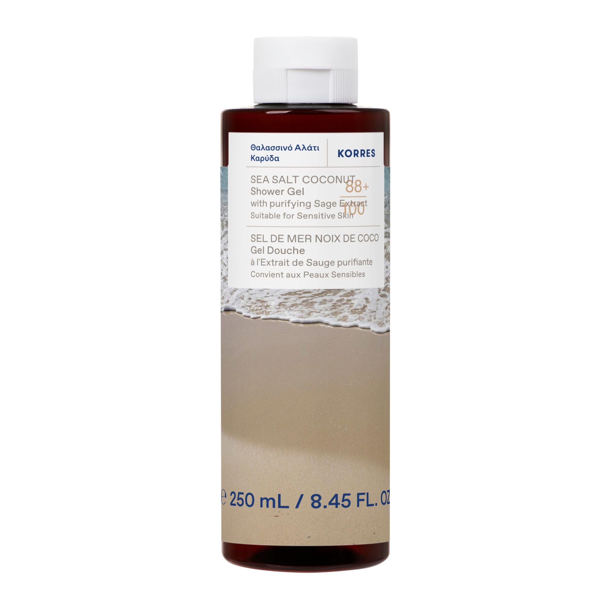 Korres Sea Salt Coconut Shower Gel 250Ml