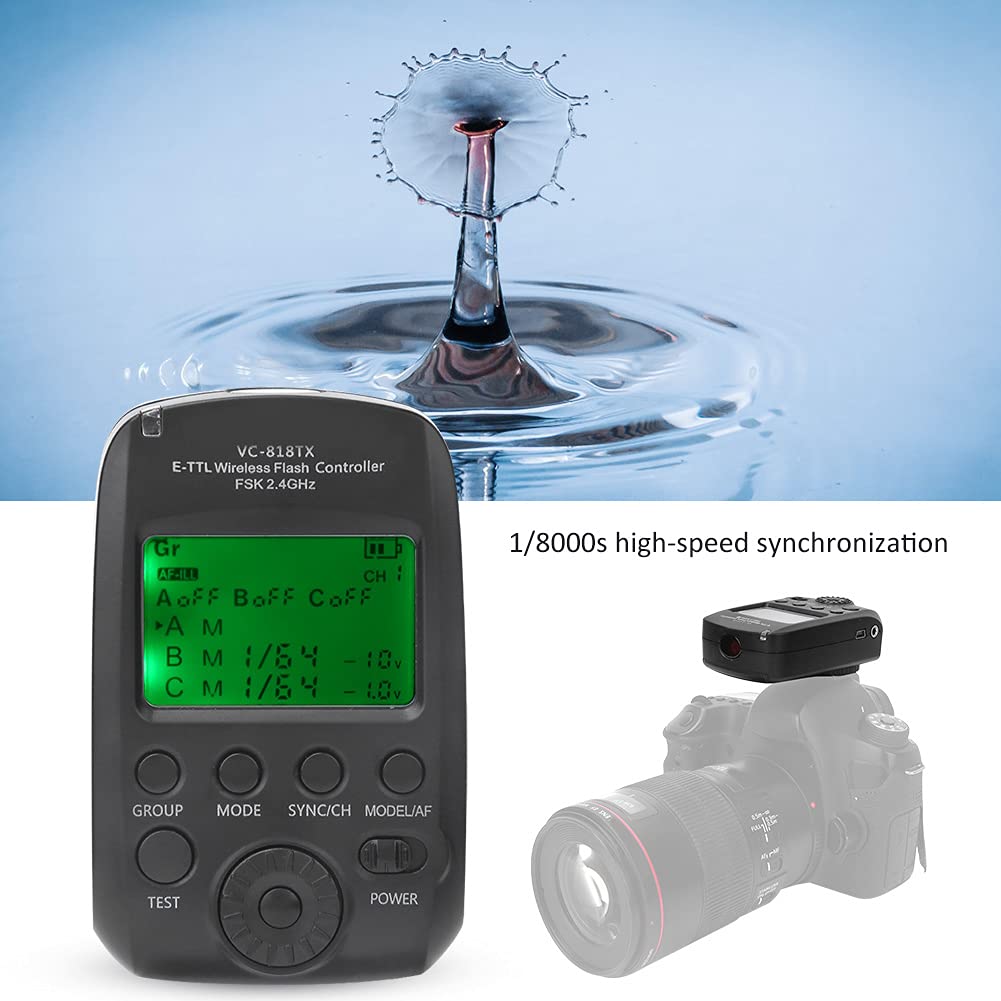 Disparador de Flash Inalámbrico 2.4G, Enfoque Auxiliar, Disparador de Flash Manual para 600D