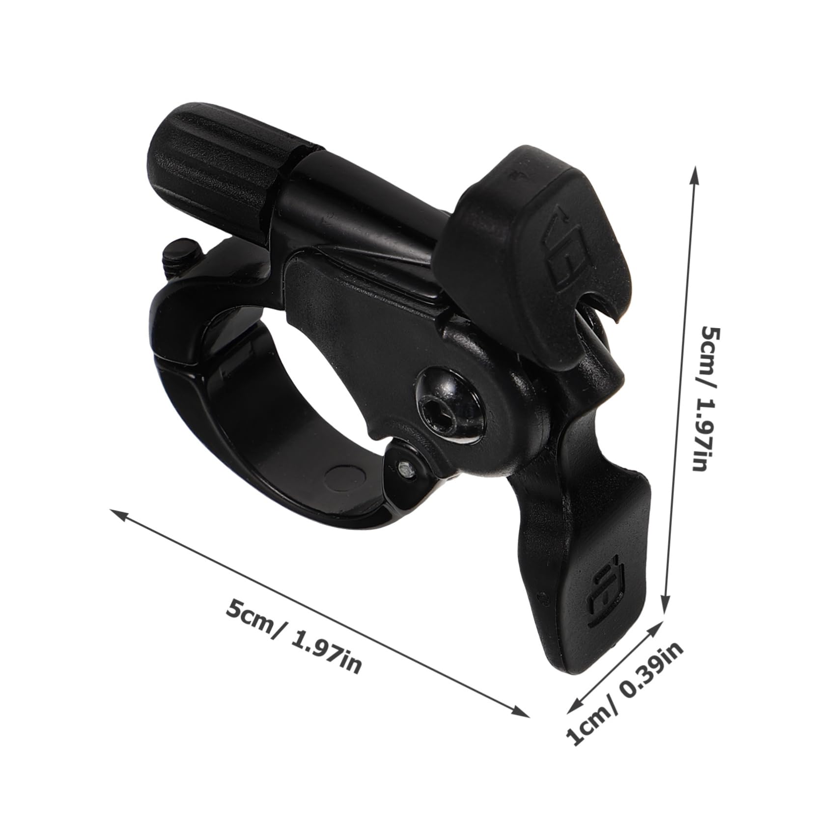 WOONEKY 1 Set Metal Lockout Lever Aluminum Alloy Lockout Lever Black Aluminum Alloy Remote Lockout Lever for Fork Lockout Lever