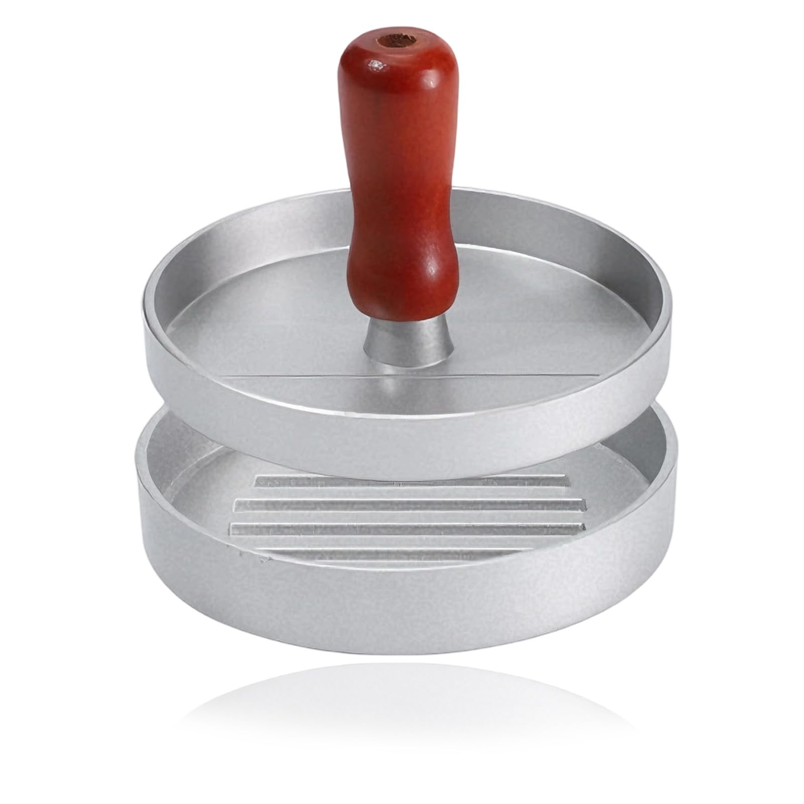 Presse à Burger en Aluminium, pour la Réalisation de BBQ, de Hamburgers Farcis, de Hamburgers au Bœuf, Presse Burger Antiadhésive