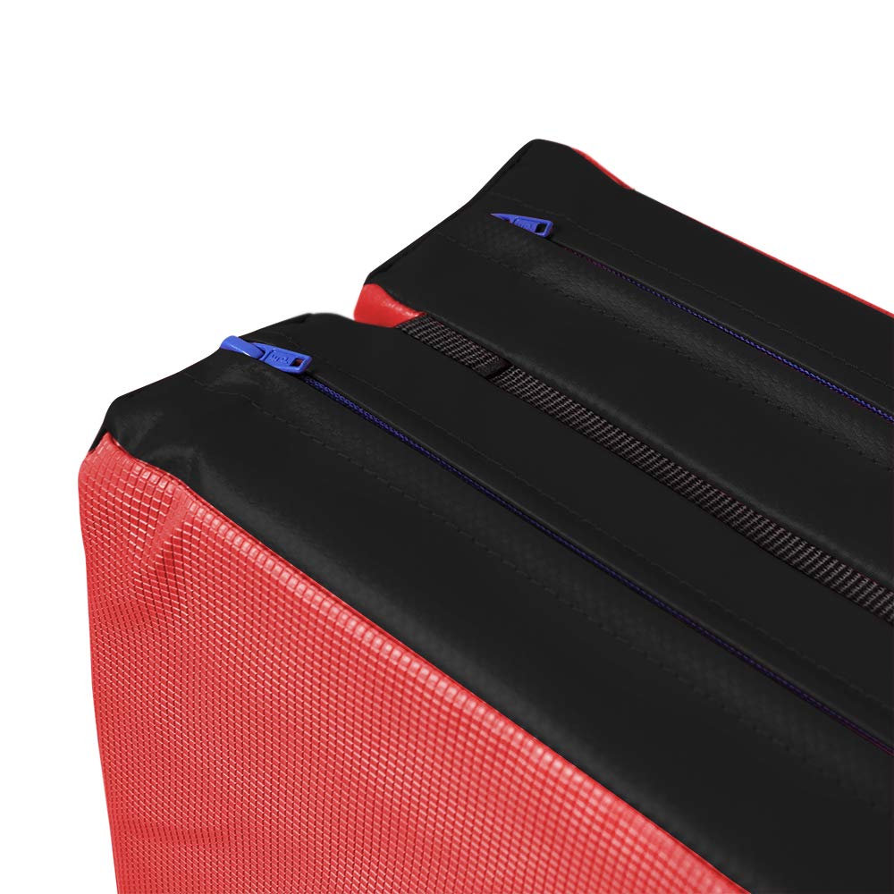 Grevinga® klappbare Turnmatte | RG 22 | 200 x 100 x 6 cm | ROT-SCHWARZ