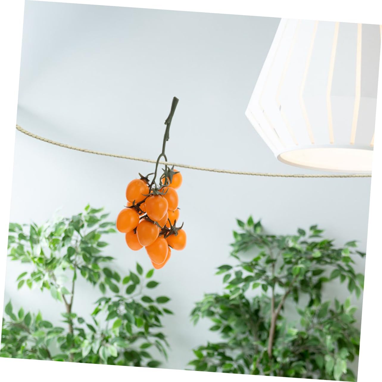 VALICLUD 3pcs Realistic Artificial Cherry Tomatoes Bunch Lifelike Plastic Fruit for Kitchen Decor Wedding Photography Props and Market Display for Celebrations and Home Decoration