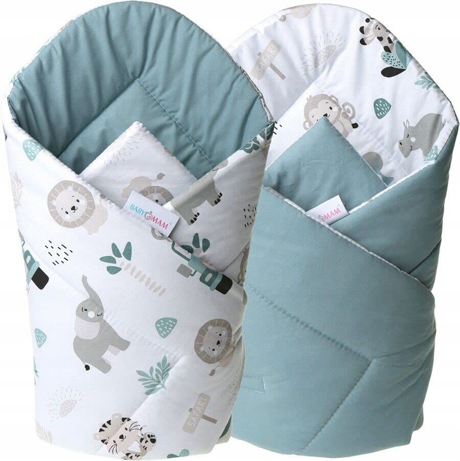 Baby Swaddle Wrap Newborn Bedding Blanket Cool Breeze/On Safari