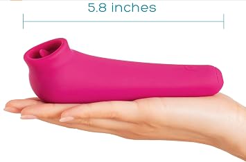 Whispering Delight, 12 Sensation Modes, Air Pulse Stimulation Device, Body-Safe Silicone, Waterproof Design, USB Rechargeable SP75687
