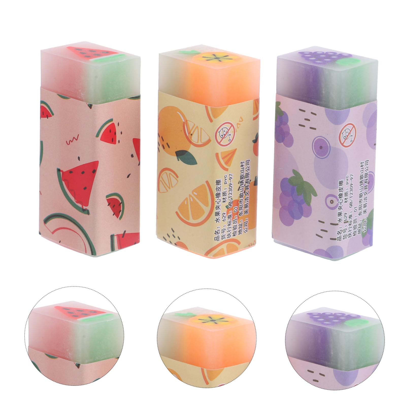 Gomme da Cancellare Frutta 36 Pezzi in Gomma Profumate per Bambini | Oggetti Cute, da Cancellare Ragazzo Ragazza, Back To School Party, Regali Festa Compleanno Ragazzo Ragazza Gadget