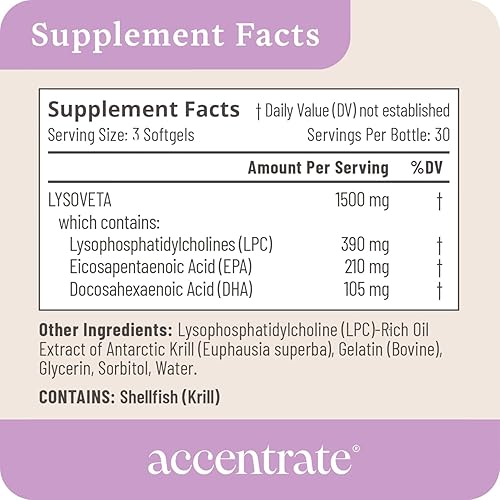 Miniatura 5 de Omega Max wLYSOVETA LPC  Suplementos EPA y DHA para la salud del cerebro y la retina  Enfoque, atención, memoria, estado de ánimo y visión  6 veces