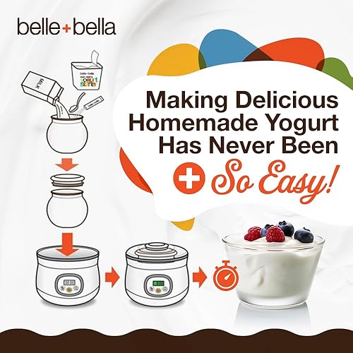 Miniatura 5 de Vegan with Live and Active Probiotics Makes 4 Quarts Non-Dairy Non-GMO Gluten Free Yogurt Starter by Belle  Bella