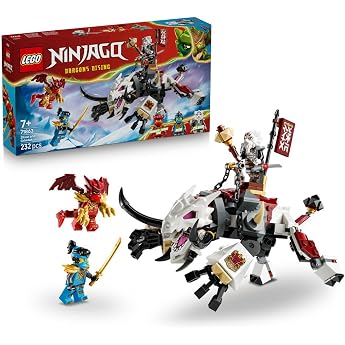 Lego 71863 Ninjago Gilver and Dragon Beast Toy Birthday Present Blocks Boys Girls Children 7 8 9 Years Old Elementary School 