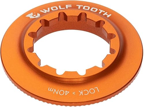 Miniatura 2 de Wolf Tooth Anillo de bloqueo del rotor Centerlock - Spline interno dorado