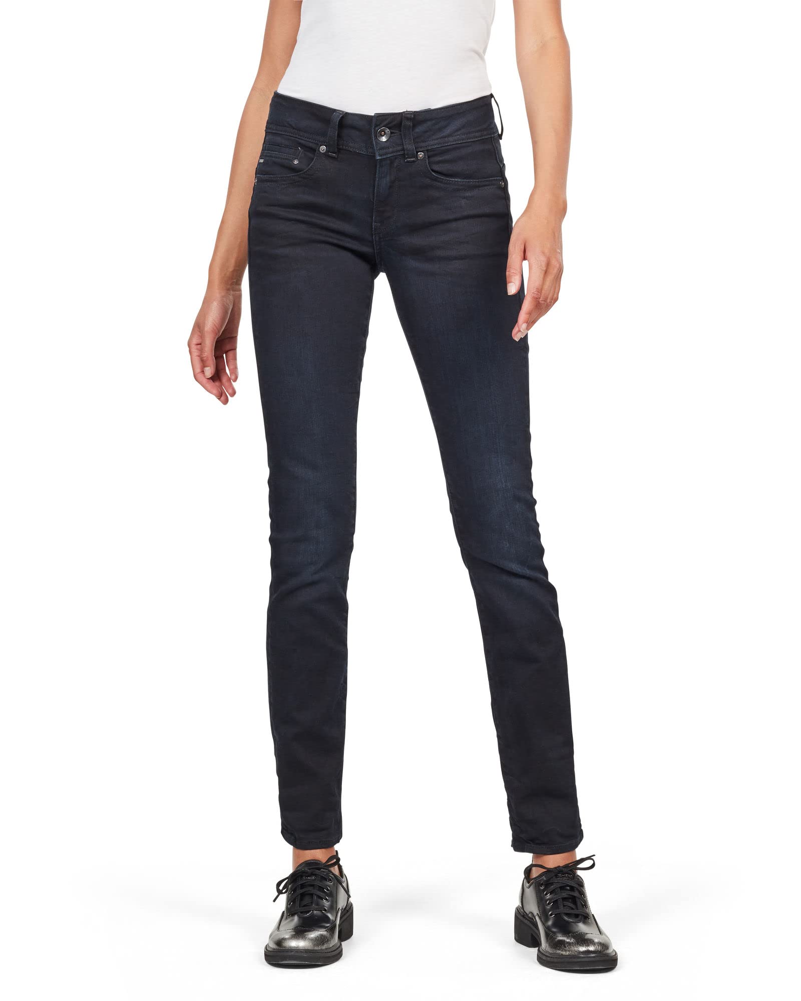 G-Star Mujer Midge Saddle Straight Jeans — view 10