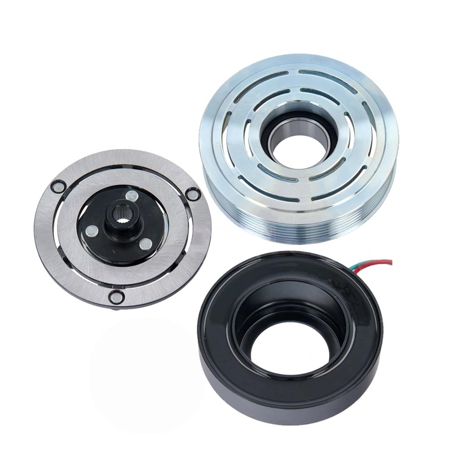 AC Compressor Clutch Fit for Citroen C4 Fit for Fiat Fit for Peugeot 206 207 307 308 6453AQ 9651910980 9659875780 SD6V12 AC Compressor Clutch AC Compressor Clutch Kit