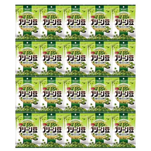 【まとめ買い】グリーン豆 90g グリーン豆 塩わさび味 73g うすピーナ 93g いかピーナ 89g えびピーナ 89g アソートセット (塩わさび味 20個セット)