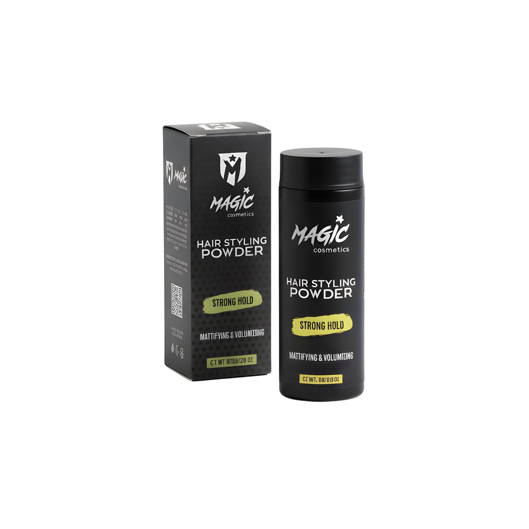 Magic Cosmetics Hair Powder Men | Unisex Root Hair Styling Matt Look | Anti-Gravity Powder Styler | Invisible Texture | Instant Volume and Root Boost| All Hair Types | 20 gr