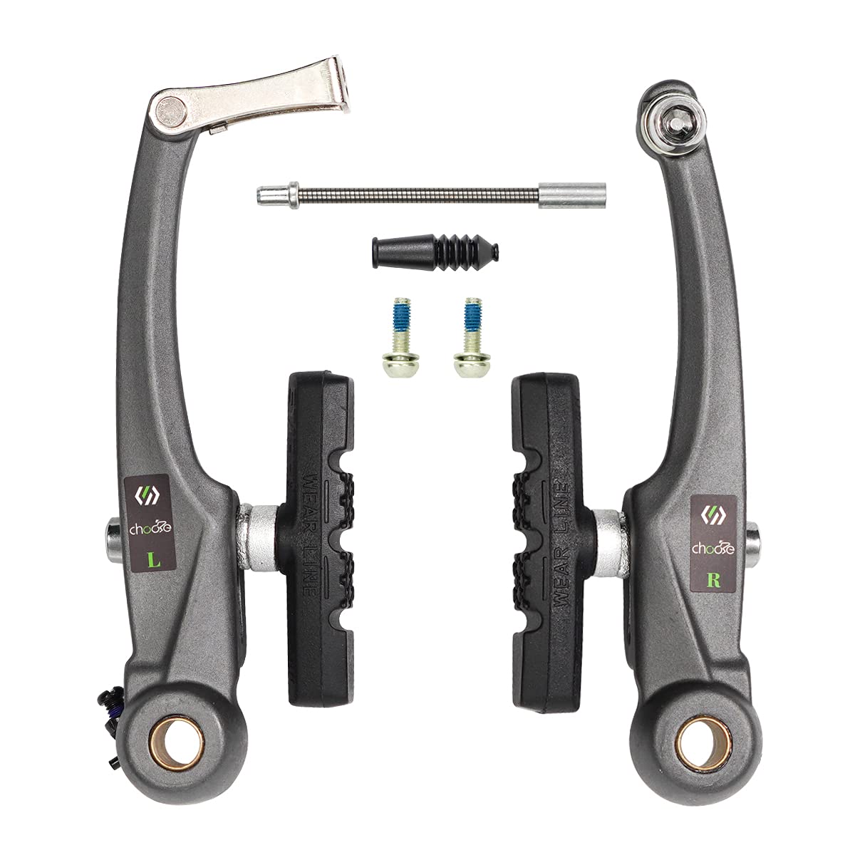 Chooee Mountainbike Linear V-Brake Set Fahrrad V-Bremsen vorne und hinten
