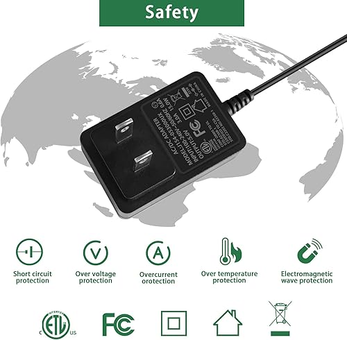 Miniatura 5 de Adaptador de fuente de alimentación de 5V 3A 15W, cable de alimentación de repuesto Graco Swing para Graco Simple Sway, Graco Glider