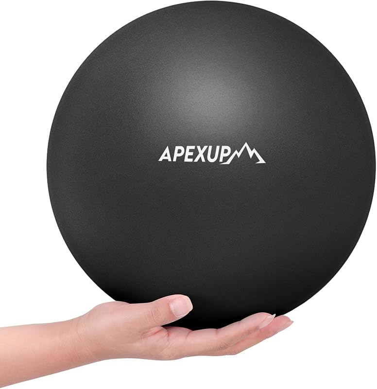 9 Inch Pilates Ball Small Exercise Ball for Yoga, Fitness, Balance, Core Workout, Physical Therapy