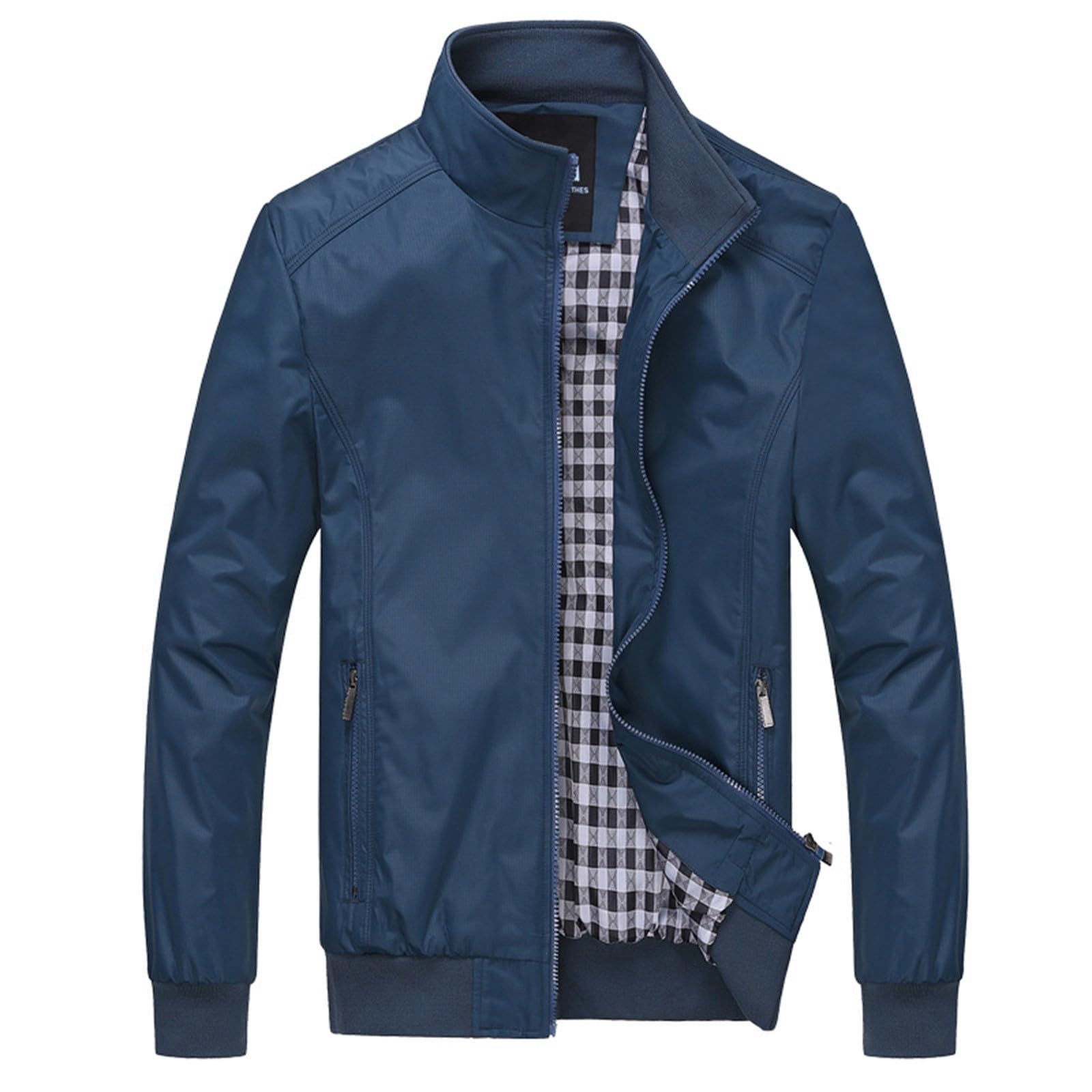 Veste Homme Légère Coupe-vent Printemps/été - Finition Décontractée, Longueur Standard, Avec Poches - Imperméable Léger