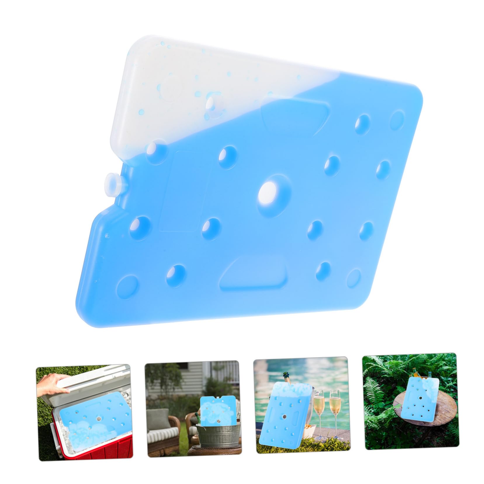 BESPORTBLE Blocs De Glace Réutilisables pour Boîtes À Lunch Glacières en Plastique De 1 500 ML