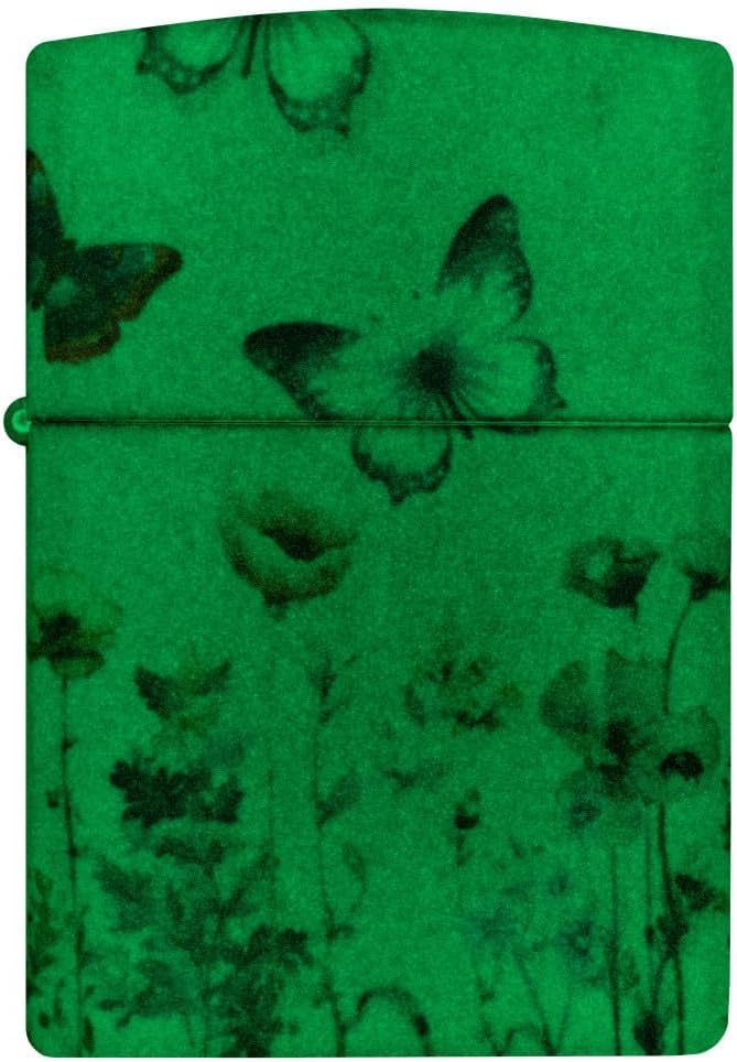 Encendedor Zippo con Grabado Personalizado de Mariposas miniatura 2
